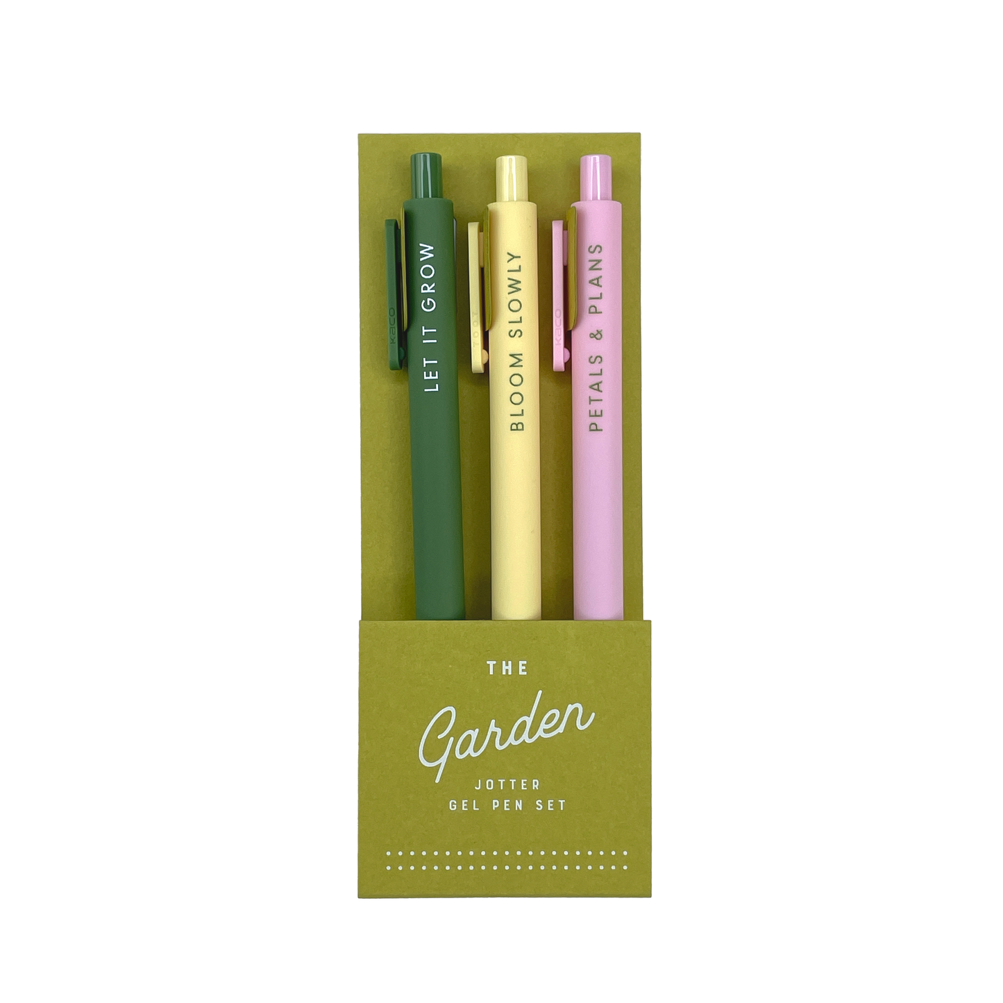 Garden Jotter Gel Pen | Set of 3 by Ruff House Print Shop