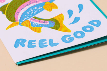Reel It In Birthday Greeting Card by And Here We Are