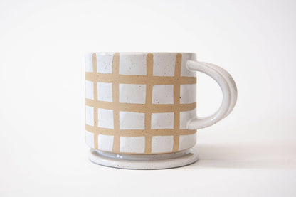 Speckle Grid Mug by Co.House Designs