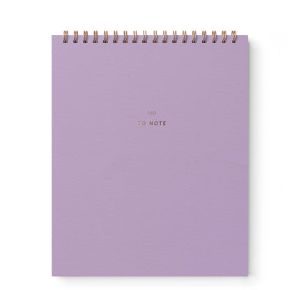 To Note Lined Notebook in Dusty Rose by Ramona & Ruth