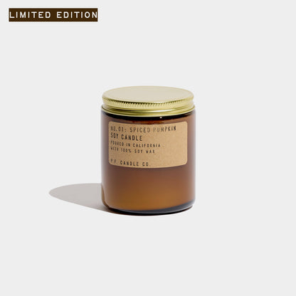 Spiced Pumpkin - 7.2 oz Soy Candle by P.F. Candle Co.