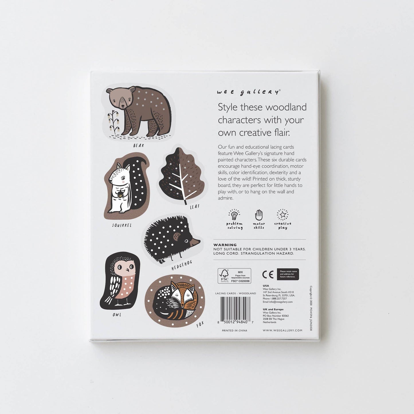 Lacing Cards by Wee Gallery