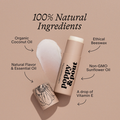 Island Coconut Lip Balm by Poppy & Pout