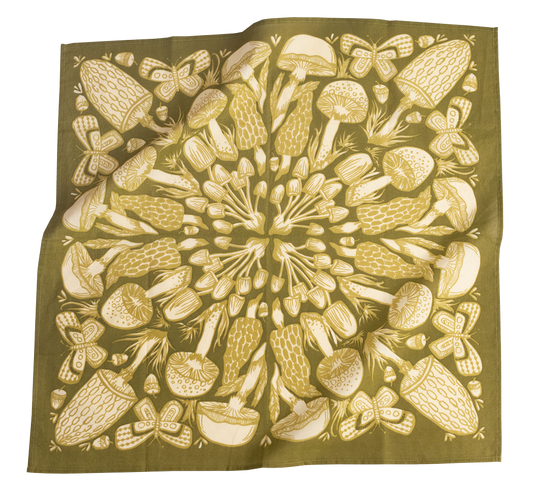 Mushrooms Bandana by Handker Bandanas