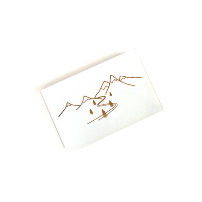 Snow Capped Mountains Matchbox by Studio Portmanteau