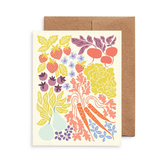 Farmers Market Card by Nuthatch Studio