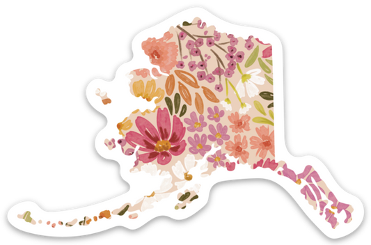 Alaska State Sticker | Primrose Petals