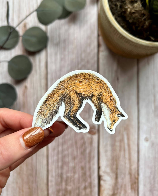 Fox Hop Sticker by Fox & Fables