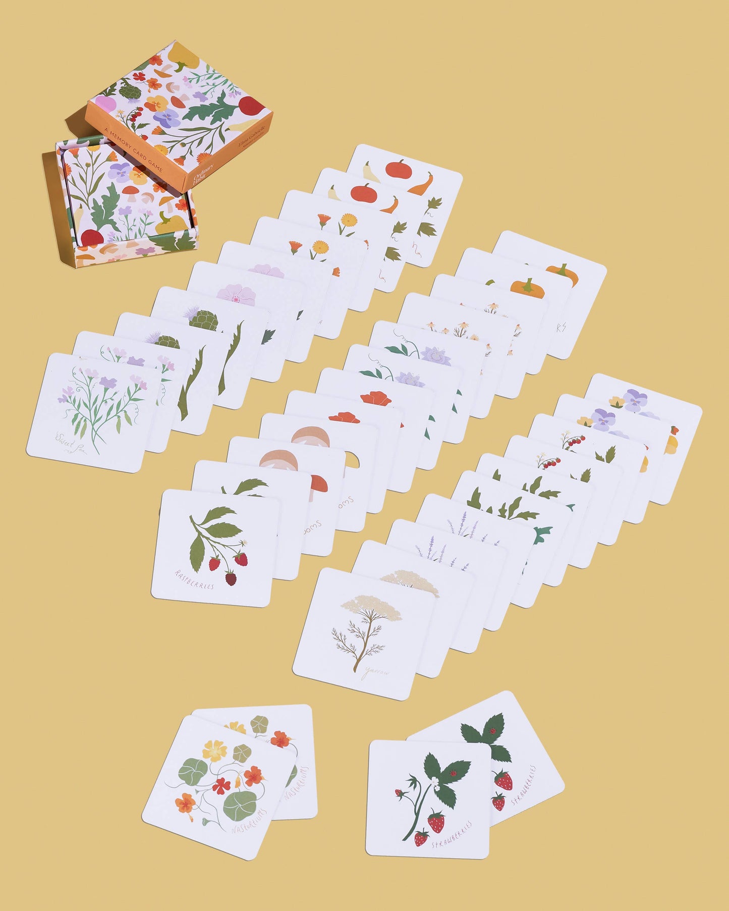 Garden Matching Card Game by Elana Gabrielle