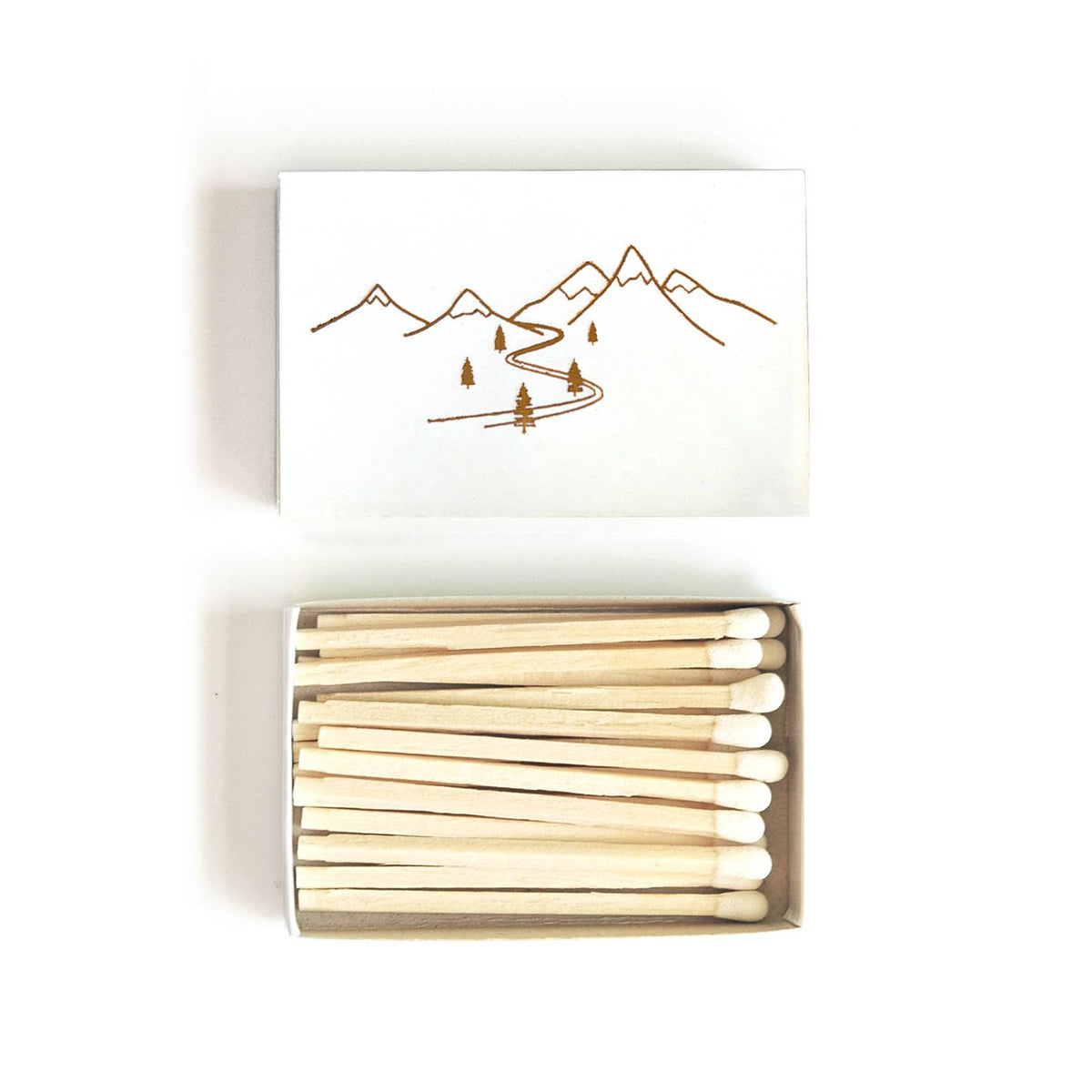 Snow Capped Mountains Matchbox by Studio Portmanteau