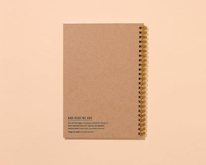 Autumn Quilt Spiral Lined Notebook by And We Are Here