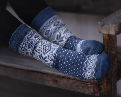 Nordic Stars Wool Socks by Wool Wear of Scandinavia