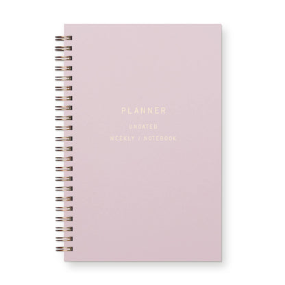 Standard Type Undated Weekly Planner | Lavender by Ruff House Print Shop