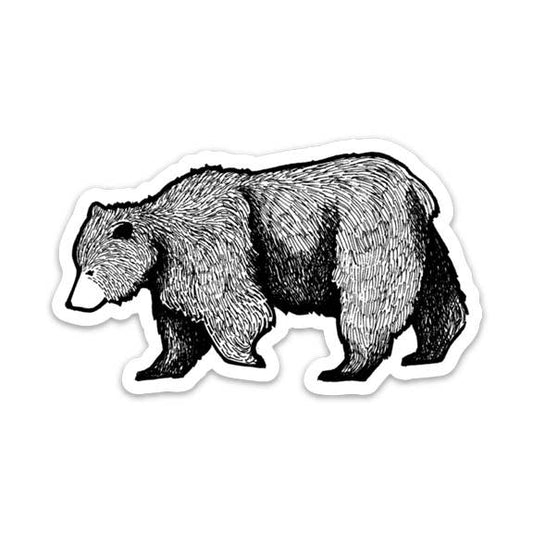 Bear Sticker by Corvidae