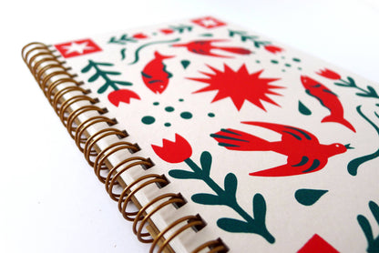 Folk Flower Notebook by Middle Dune