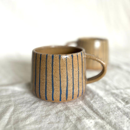 Blue Line Mug by Void & Form Ceramics