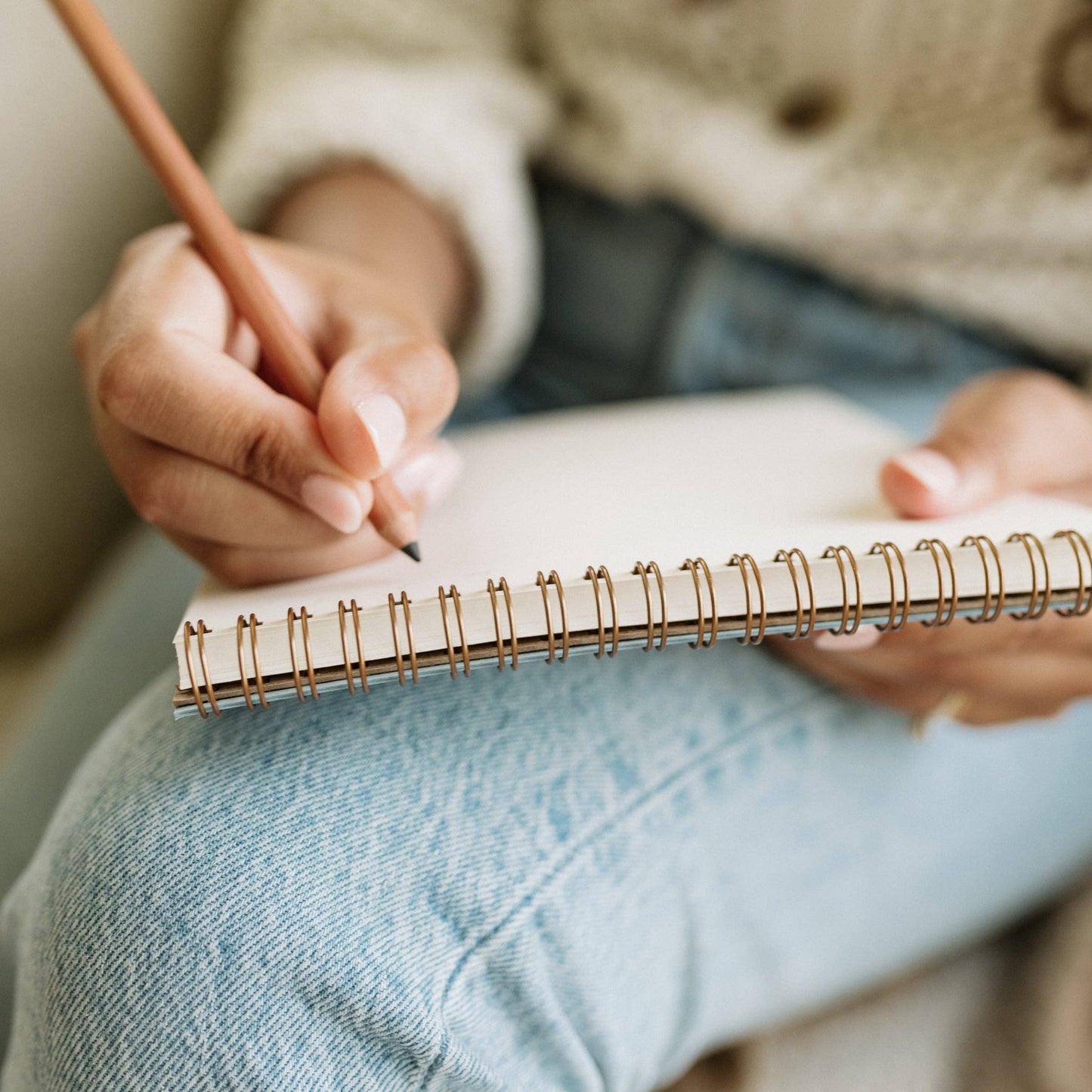 To Note Lined Notebook | Light Sage