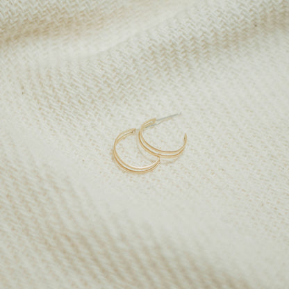 Cigar Split Hoop Earrings by Commonform