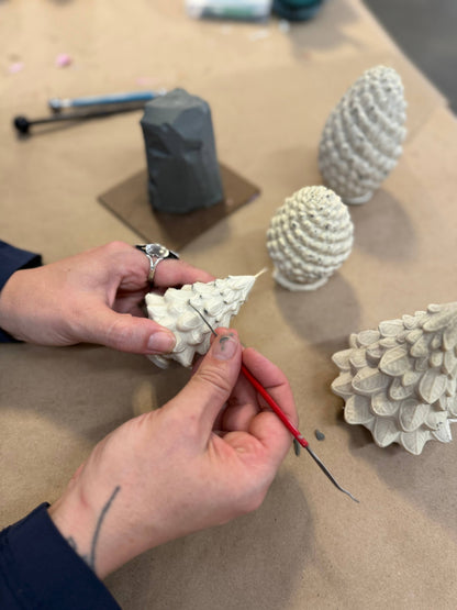 Sculpted Beeswax Tree | Tall by Mo&Co.