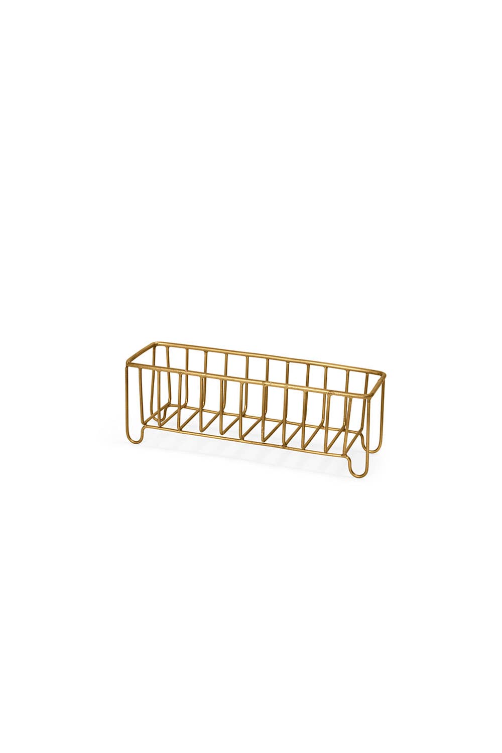 Slender Brass Basket by Fog Linen Work