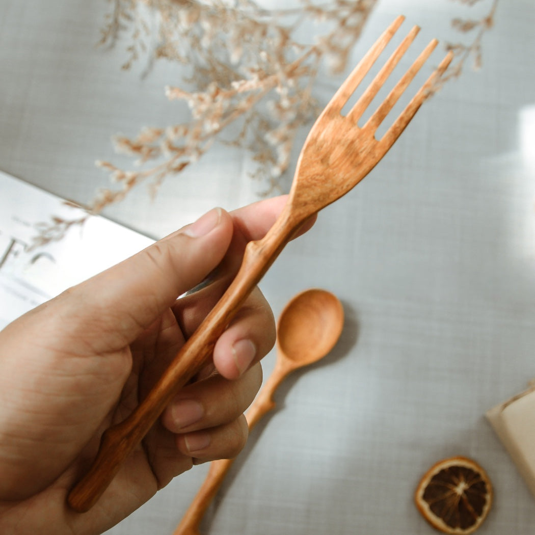 Branch Fork + Spoon Set by 194 Craft House