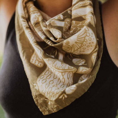Mushrooms Bandana by Handker Bandanas