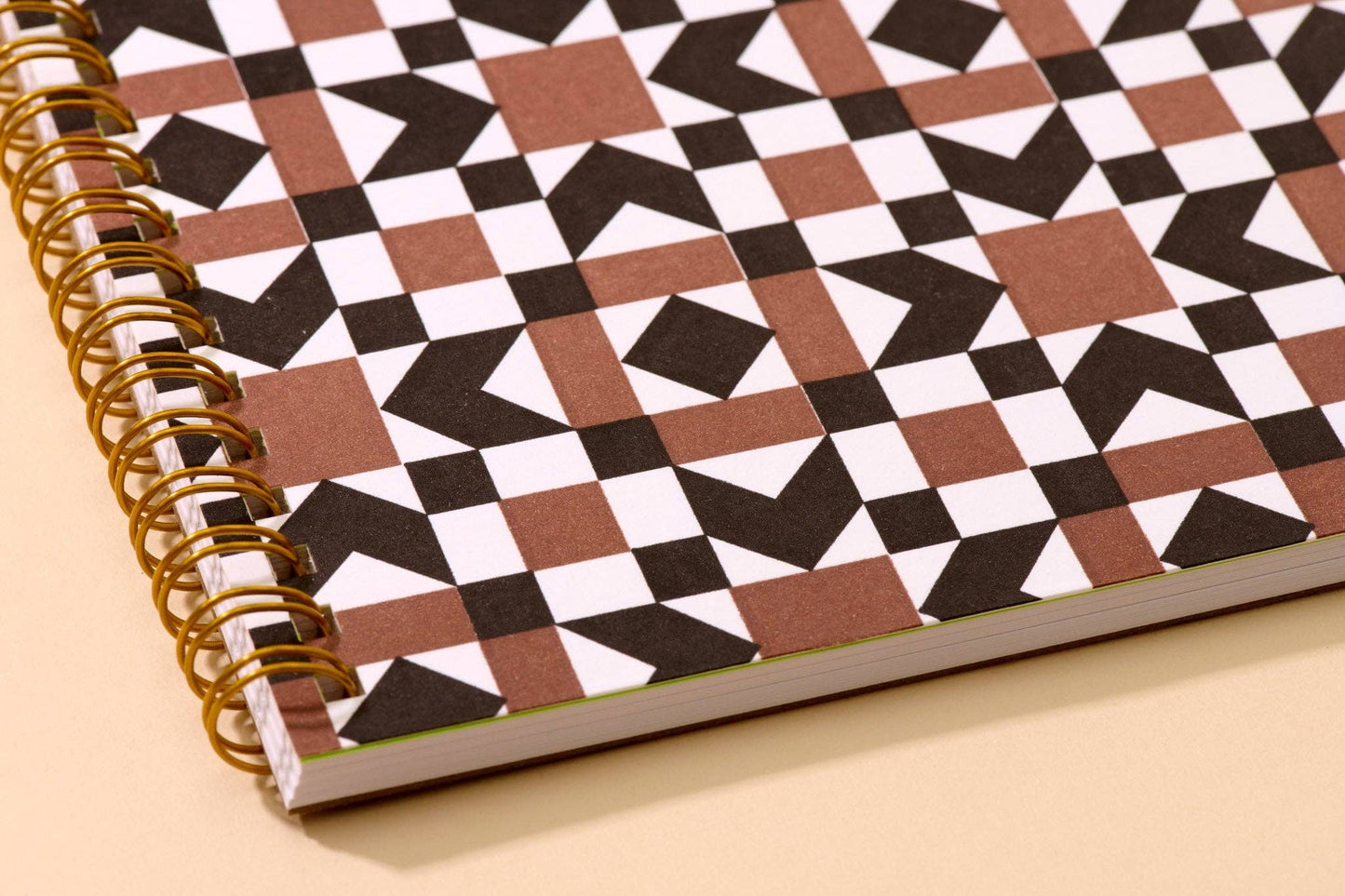 Autumn Quilt Spiral Lined Notebook by And We Are Here