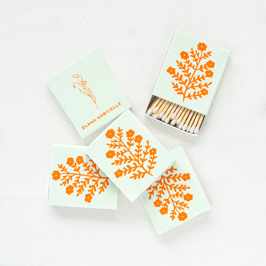 Floral Matchbox | Sage by Elana Gabrielle