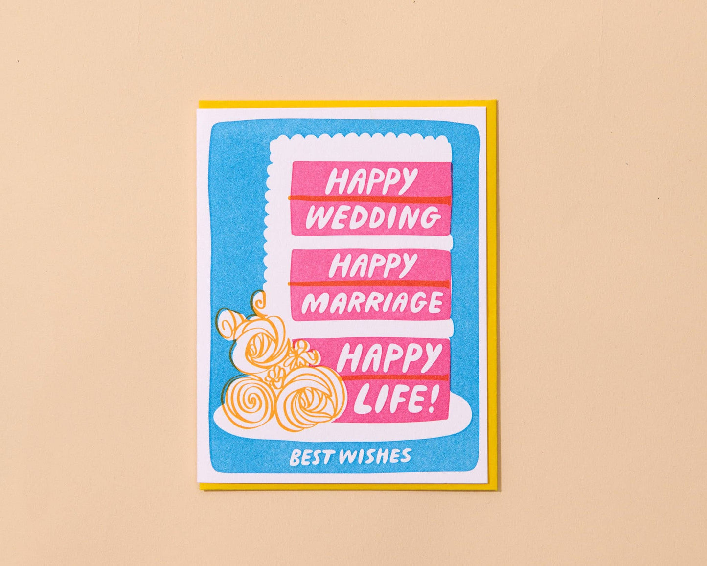 Happy Marriage Wedding Card by And Here We Are
