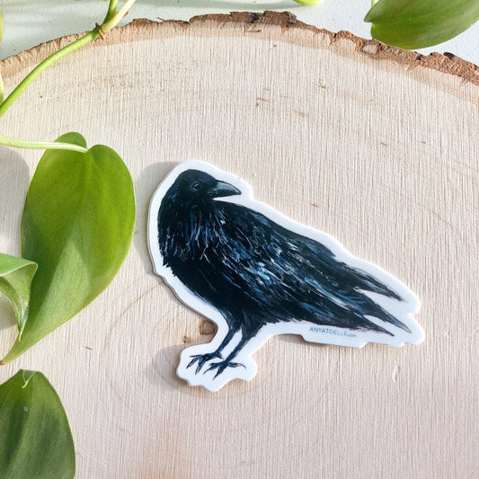 Raven Sticker by Anya Toelle