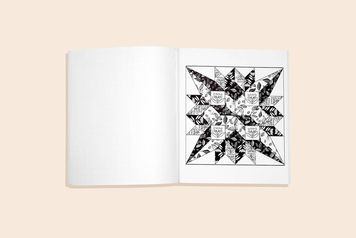 Modern Quilting Coloring Book