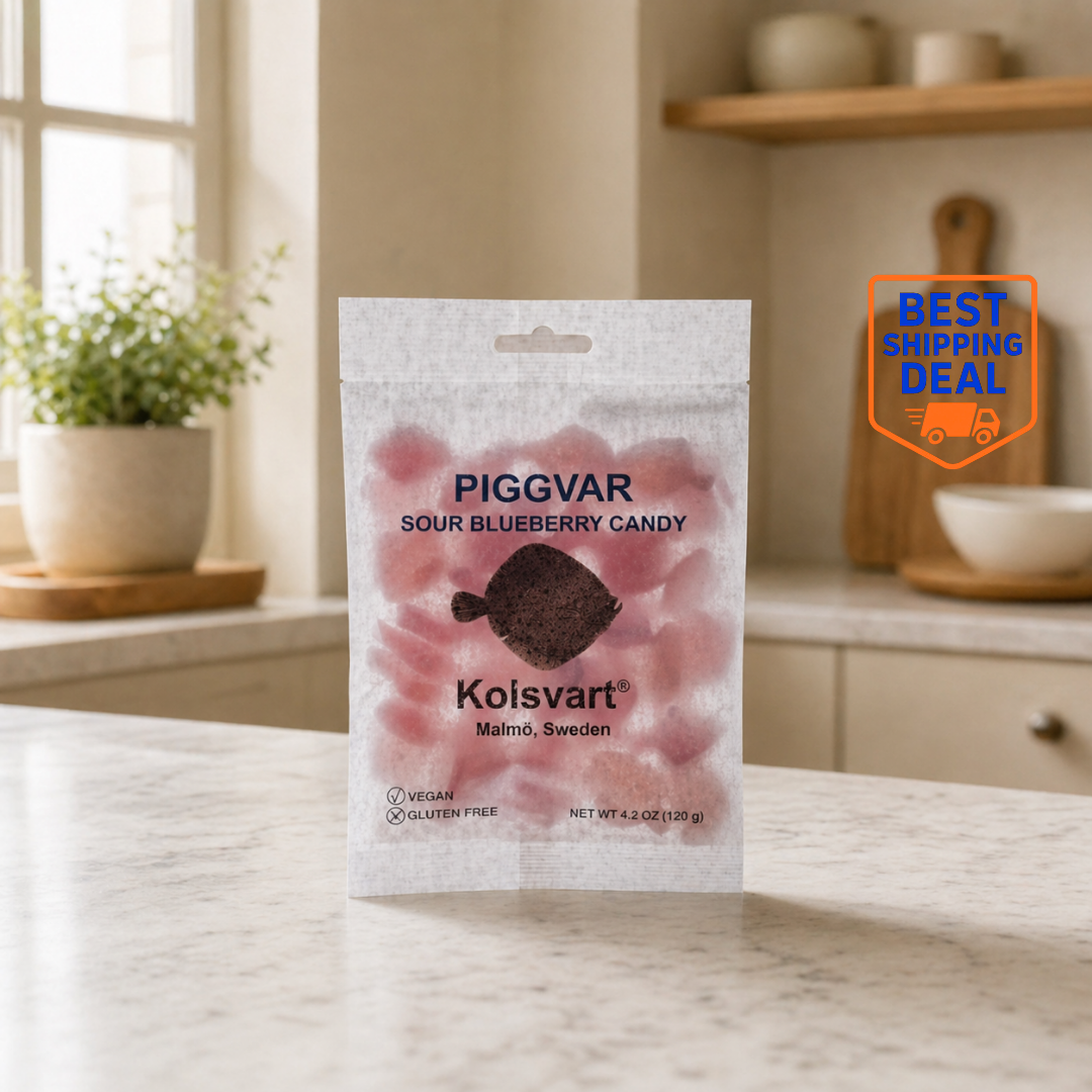 Piggvar Sour Blueberry Swedish Candy Fish
