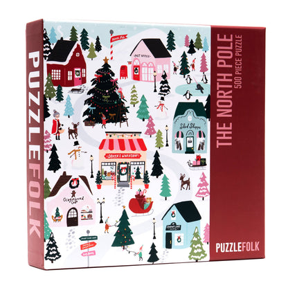 The North Pole 500-Piece Puzzle by PuzzleFolk