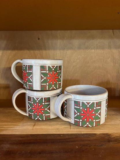 Christmas Comfort Stoneware Mug by Less is More Studios