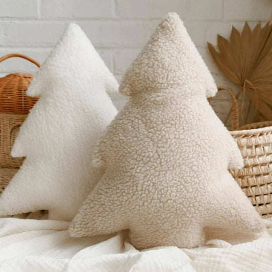 Into the Trees Boucle Accent Pillow | Beige by The Butter Flying