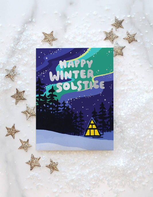 Happy Winter Solstice Card by Idlewild Co.