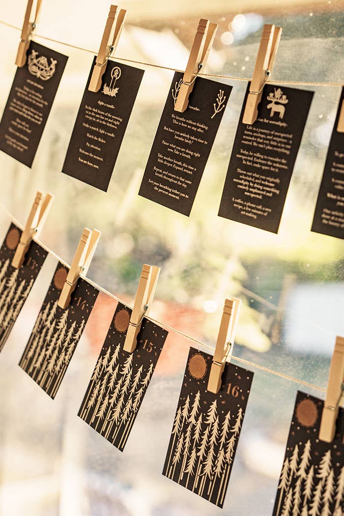24 Days of Making, Doing, and Being Advent Calendar by Anna Bones
