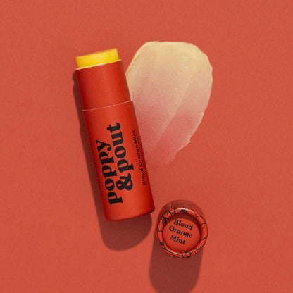 Blood Orange Mint Lip Balm by Poppy & Pout