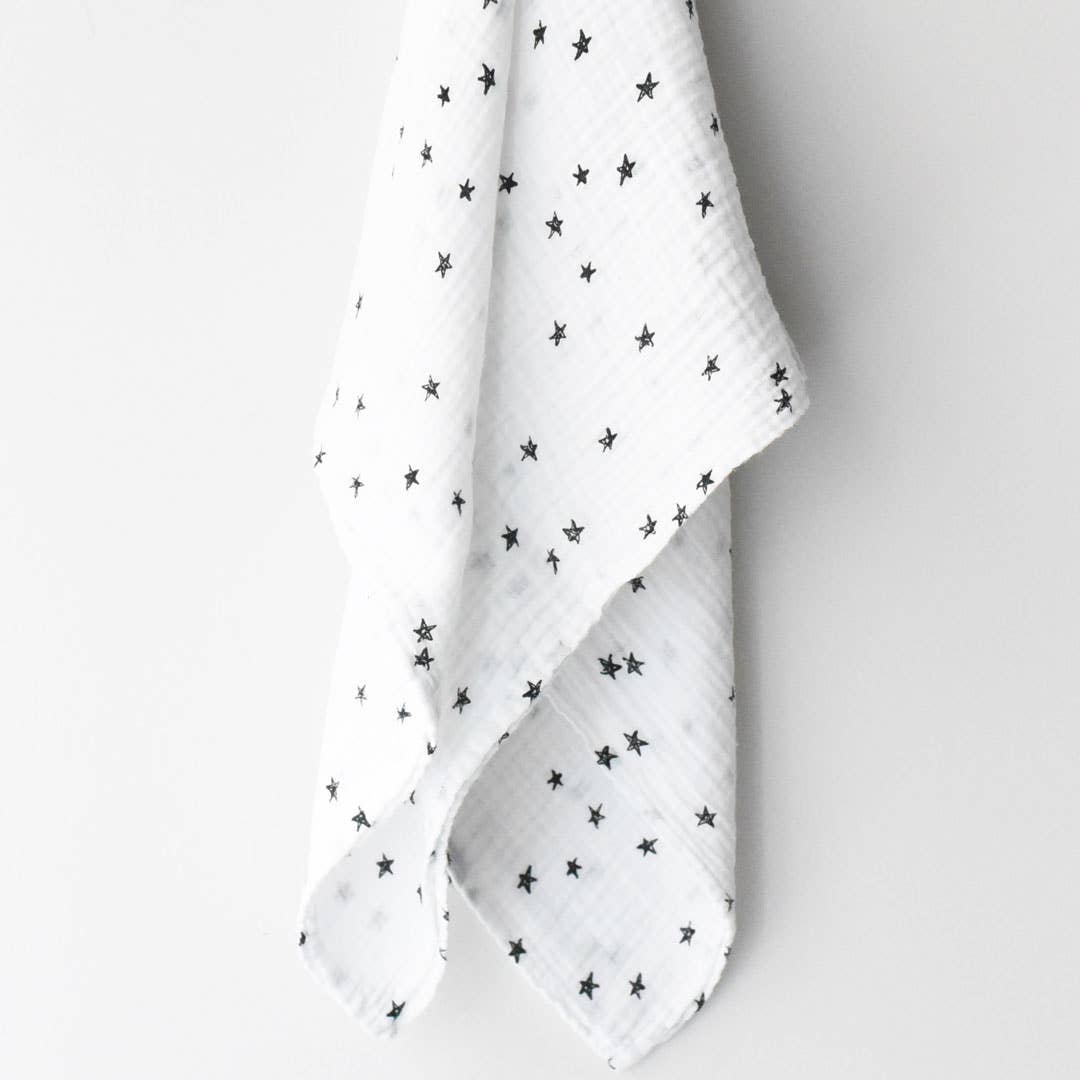 Organic Muslin Swaddle | Stars by Wee Gallery