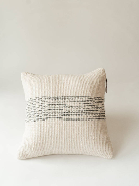 Woolen Cloud 18x18 Throw Pillow by Co.House Designs