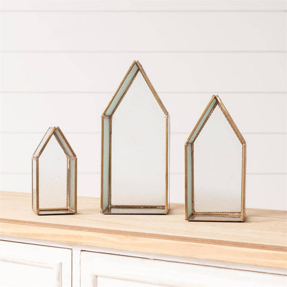 Vintage Glass + Brass House