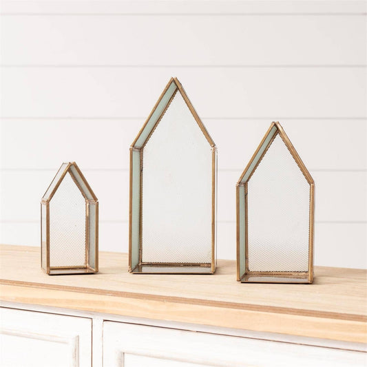 Vintage Glass + Brass House