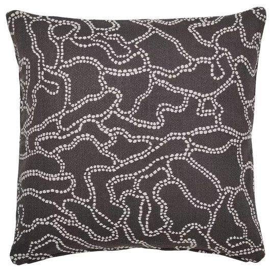 Guldfly 20" x 20" Throw Pillow | Charcoal