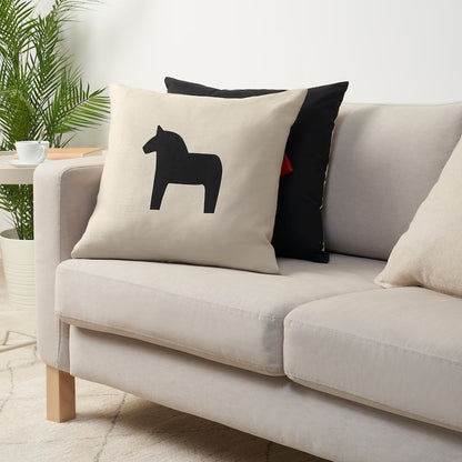 Hashtäg Dala Horse 20" x 20" Throw Pillow