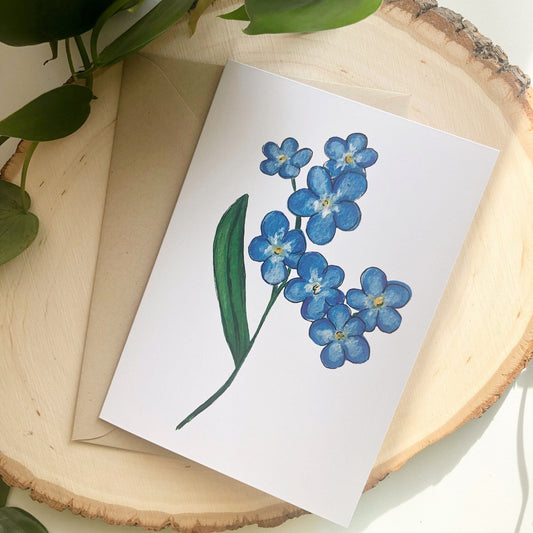 Forget-Me-Not Card by Anya Toelle