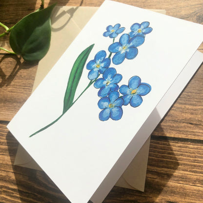 Forget-Me-Not Card by Anya Toelle