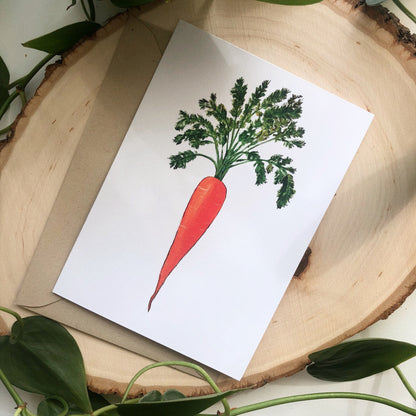 Carrot Card by Anya Toelle