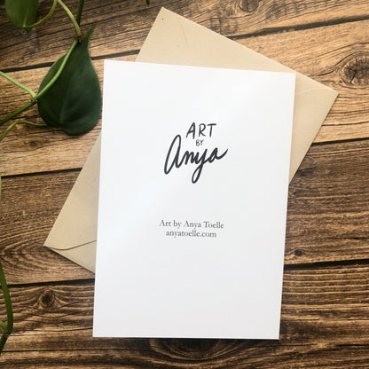 Carrot Card by Anya Toelle