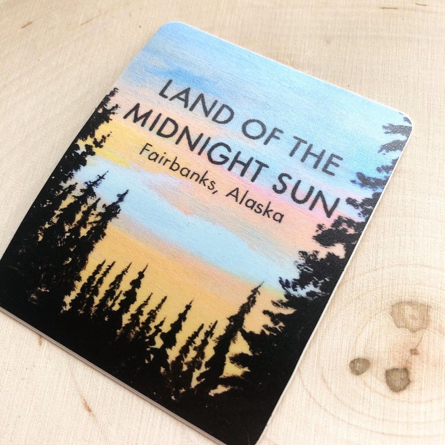 Land of the Midnight Sun Sticker by Anya Toelle