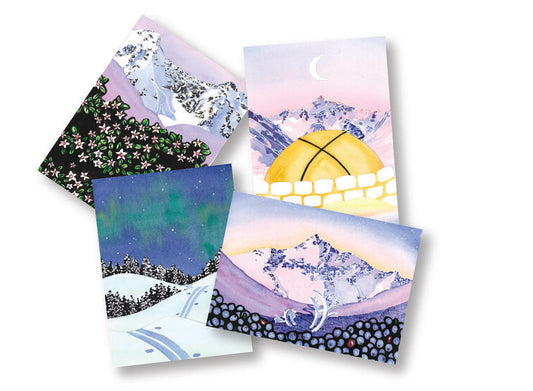 Snow Glow Cards - 4 Pack by Jill Richie